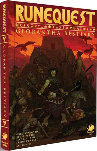 DMGCT4032H Runequest RPG: Roleplaying In Glorantha Bestiary (Damaged) published by Chaosium