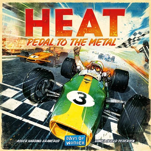 DMGDOW9101 Heat Board Game: Pedal To The Metal (Damaged) published by Days Of Wonder