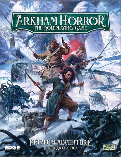 DMGESDPSAH04EN Arkham Horror RPG Premium Adventure - Terra Antarctica (Damaged) published by Edge Entertainment Studio