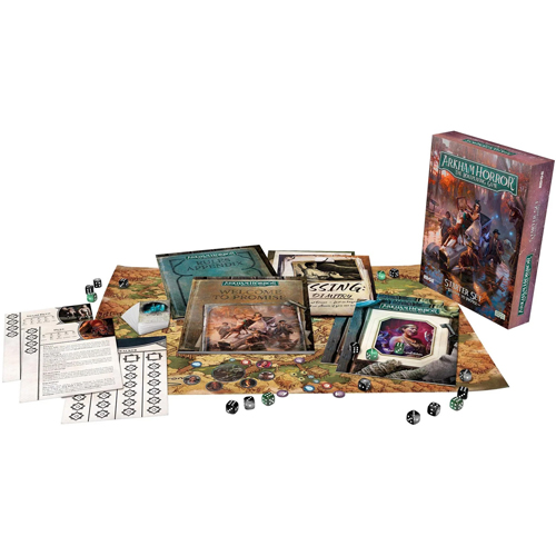 DMGESDPSAH07EN Arkham Horror RPG: Starter Set: Welcome To Promise (Damaged) published by Edge Entertainment Studio