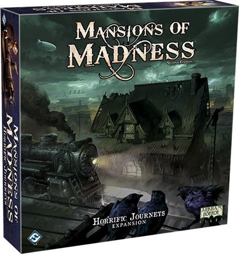 DMGFFGMAD27 Mansions Of Madness Board Game: Horrific Journeys Expansion (Damaged) published by Fantasy Flight Games