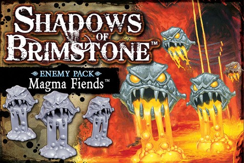 DMGFFP07E23 Shadows Of Brimstone Board Game: Magma Fiends Enemy Pack (Damaged) published by Flying Frog Productions