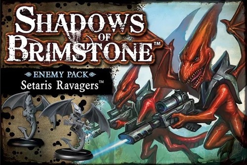 DMGFFP07E32 Shadows of Brimstone Board Game: Setaris Ravagers Enemy Pack (Damaged) published by Flying Frog Productions