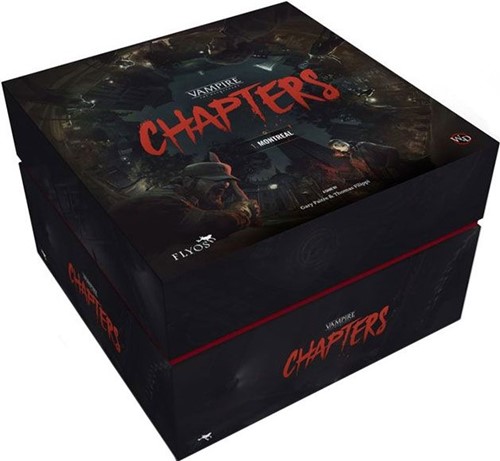 DMGFLYVAMPCHAP01 Vampire The Masquerade: CHAPTERS Board Game (Damaged) published by Flyos Games