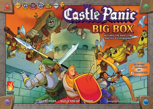 DMGFSD1021 Castle Panic Board Game: 2nd Edition Big Box (Damaged) published by Fireside Games