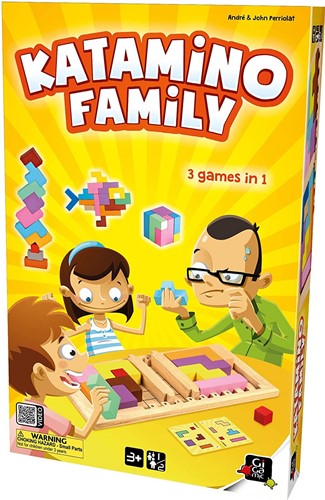 DMGGIGKATFAM Katamino Family Board Game (Damaged) published by Gigamic