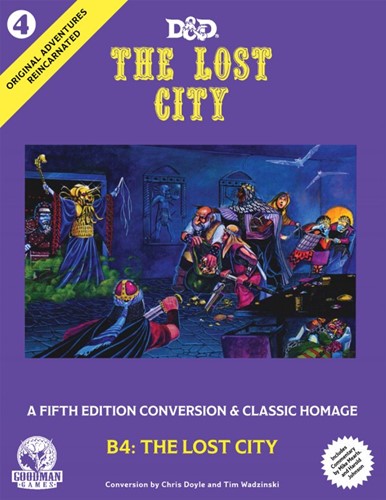 DMGGMG5004 Dungeons And Dragons RPG: Original Adventures Reincarnated #4: The Lost City (Damaged) published by Goodman Games