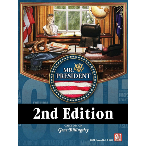 DMGGMT2517 Mr President Board Game: 2nd Edition: The American Presidency 2001-2020 (Damaged) published by GMT Games