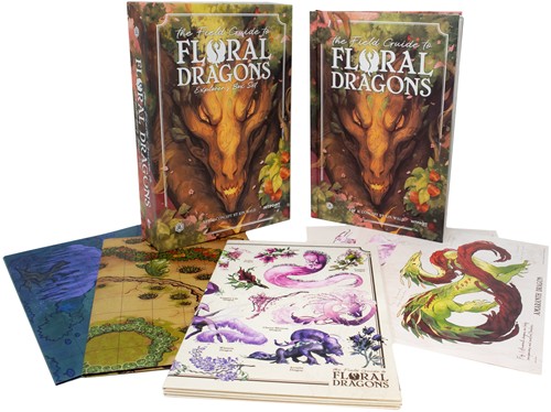 DMGHITFLD003 The Field Guide To Floral Dragons RPG Box Set (Damaged) published by Hit Point Press