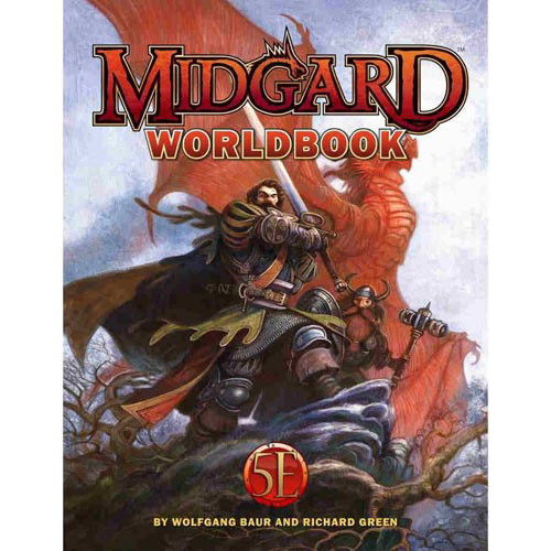 DMGKOB9328 Dungeons And Dragons RPG: Midgard Worldbook (Damaged) published by Kobold Press