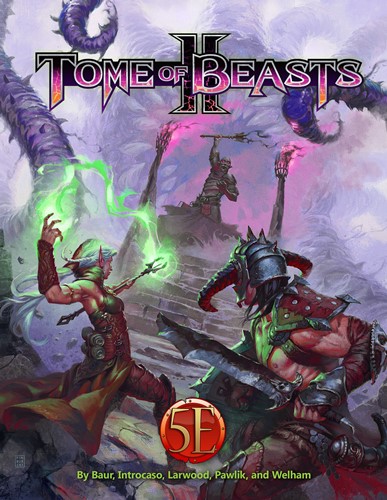 DMGKOBTOB2 Dungeons And Dragons RPG: Tome Of Beasts 2 (Damaged) published by Kobold Press