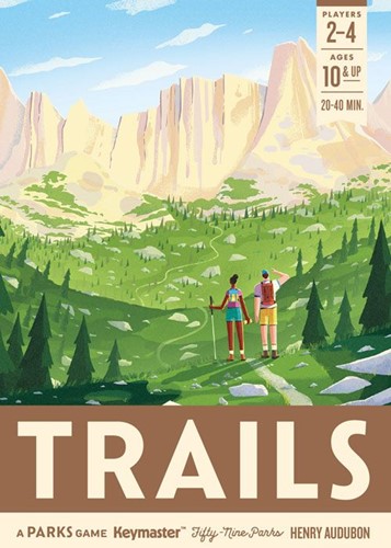 DMGKYM0701 Trails Board Game: A Parks Game (Damaged) published by Keymaster Games