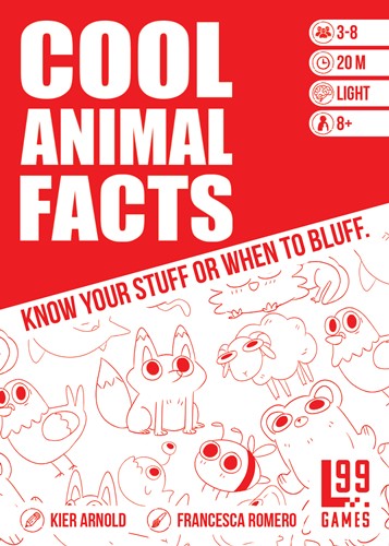 DMGLVL99CAF01 Cool Animal Facts Card Game (Damaged) published by Level 99 Games