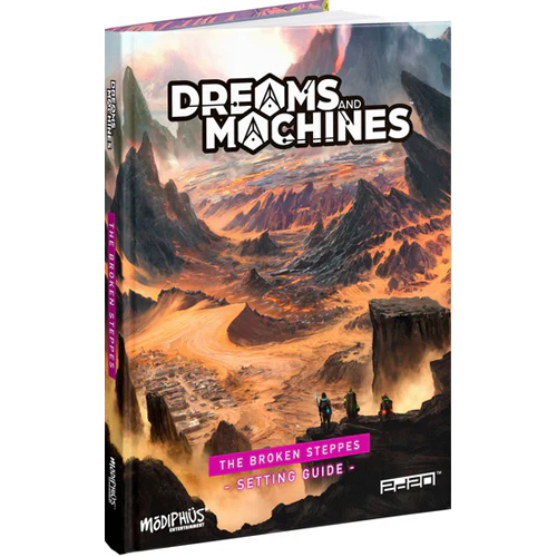 DMGMUH1140117 Dreams And Machines RPG: Setting Guide - Broken Steppes (Damaged) published by Modiphius