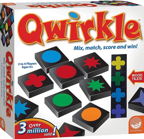 DMGMWR32016 Qwirkle Board Game (Damaged) published by Mindware Inc