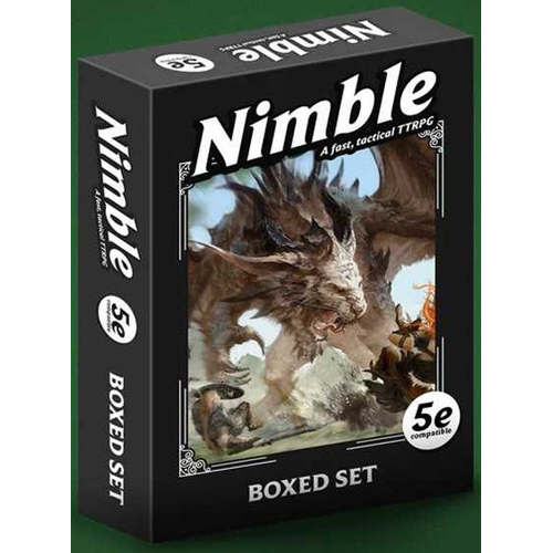 DMGNBOXEDSET Nimble RPG: Boxed Set (Damaged) published by Nimble Co.