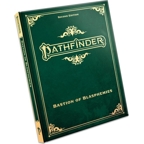 DMGPAI15224SE Pathfinder RPG 2nd Edition: Bastion Of Blasphemies Adventure Path Special Edition (Damaged) published by Paizo Publishing