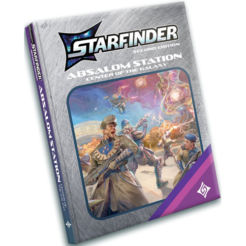 DMGPAI22007SK Starfinder RPG 2nd Edition: Absalom Station: Center Of The Galaxy Sketch Edition (Damaged) published by Paizo Publishing