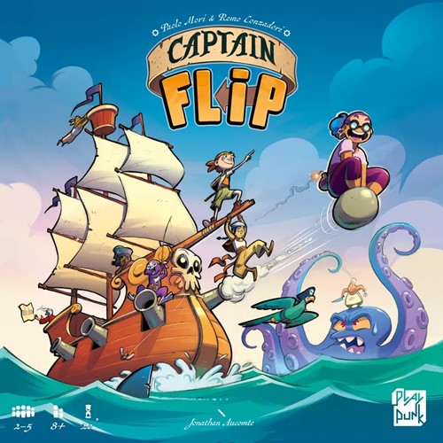 DMGPLA383801 Captain Flip Board Game (Damaged) published by Playpunk