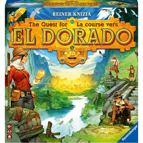 DMGRAV27456 The Quest For El Dorado Board Game: 2022 Edition (Damaged) published by Ravensburger