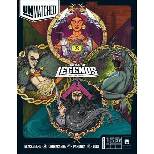 DMGREOUNMATCHBAT3 Unmatched Board Game: Battle Of Legends Volume 3 (Damaged) published by Iello