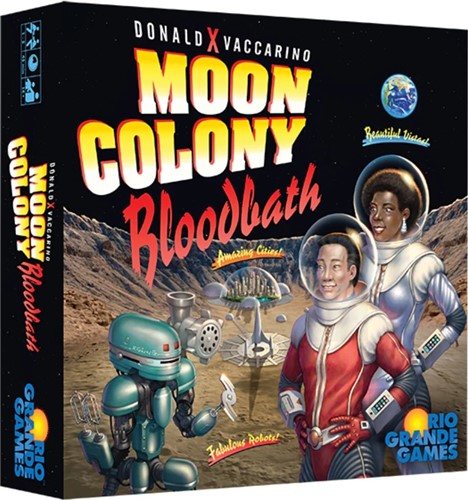 DMGRGG647 Moon Colony Bloodbath Card Game (Damaged) published by Rio Grande Games