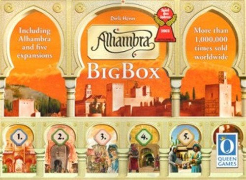 DMGRGGA26 Alhambra Board Game: Big Box (Damaged) published by Rio Grande Games