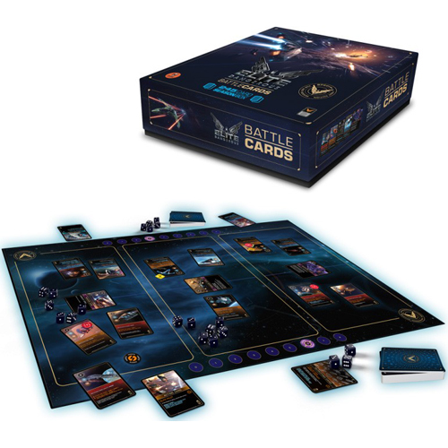 DMGSPIEDBC Elite Dangerous: Battlecards Card Game Deluxe Box Set (Damaged) published by Spidermind Games