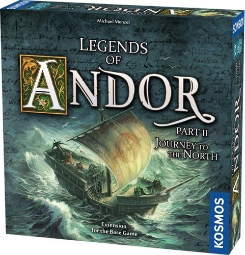 DMGTHK692346 Legends Of Andor Board Game: Journey To The North (Damaged) published by Kosmos Games