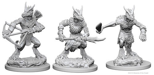 DMGWZK72557S Dungeons And Dragons Nolzur's Marvelous Unpainted Minis: Kobolds (Damaged) published by WizKids Games