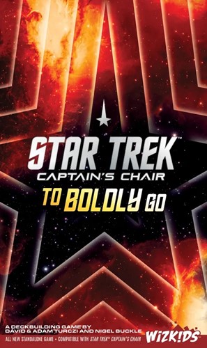 DMGWZK87645 Star Trek: Captain's Chair Card Game: To Boldly Go (Damaged) published by WizKids Games