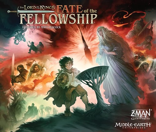 DMGZMGPSM0101 The Lord Of The Rings: Fate Of The Fellowship Board Game (Damaged) published by Z-Man Games