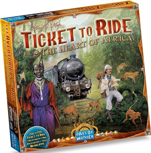 Ticket To Ride Board Game Map Collection: Volume 3 - Heart Of Africa