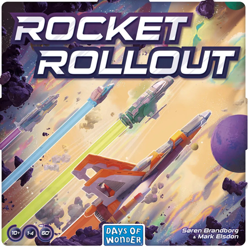 DOWRRT0101 Rocket Rollout Board Game published by Days Of Wonder