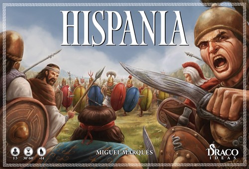 2!DRAHIS01 Hispania Board Game published by Draco Ideas