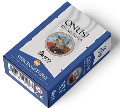 DRAONA15 Onus! Card Game: Triumviratus XV: Vercingetorix Expansion published by Draco Ideas