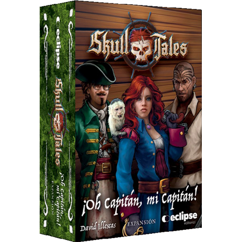 DRASTEXPCAP Skull Tales Board Game: O Captain! My Captain! Expansion published by Draco Ideas