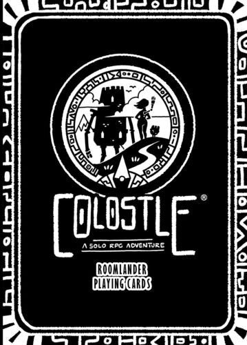 3!DRCCOL04 Colostle Solo RPG: Roomlander Playing Cards published by Draconeer Games