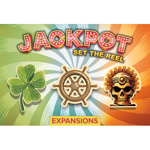 DRNJP002 Jackpot: Set the Reel Card Game: Expansions published by Dranda Games