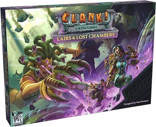 3!DWD02013 Clank! Deck Building Adventure Board Game: Catacombs Lairs And Lost Chambers Expansion published by Direwolf Digital