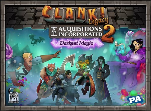 DWD04003 Clank! Board Game: Legacy: Acquisitions Incorporated 2 - Darkest Magic published by Direwolf Digital