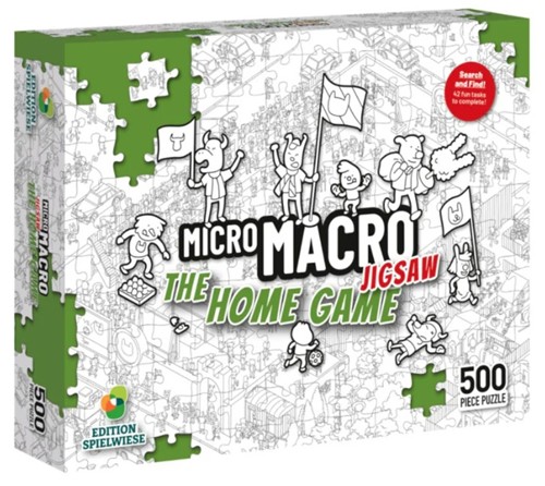 EDSMMJ02 MicroMacro Jigsaw: The Home Game 500 Piece Puzzle published by Edition Spielwiese
