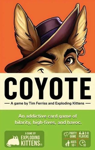 3!EKCOYCORELG4 Coyote Card Game published by Exploding Kittens