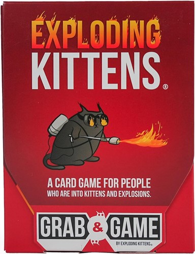 3!EKEKGIMP48 Exploding Kittens Card Game: Grab And Game published by Exploding Kittens