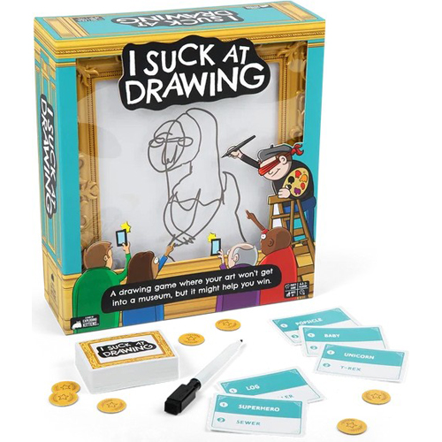 EKISADCORE3 I Suck At Drawing Board Game published by Exploding Kittens