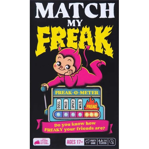 EKMMFCORE3 Match My Freak Card Game published by Exploding Kittens