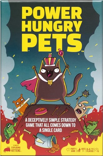 EKPHPTINX Power Hungry Pets Card Game: Tin Edition published by Exploding Kittens