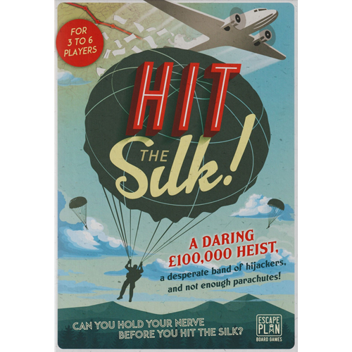 2!ESCHTS001 Hit The Silk Card Game: 2nd Edition published by Escape Plan Board Games