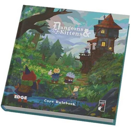 2!ESDAK02EN Dungeons And Kittens RPG: Core Rulebook published by Edge Entertainment Studio