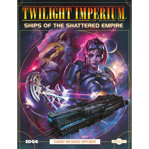 2!ESGNS10EN Genesys RPG: Twilight Imperium - Ships Of The Shattered Empire published by Edge Entertainment Studio